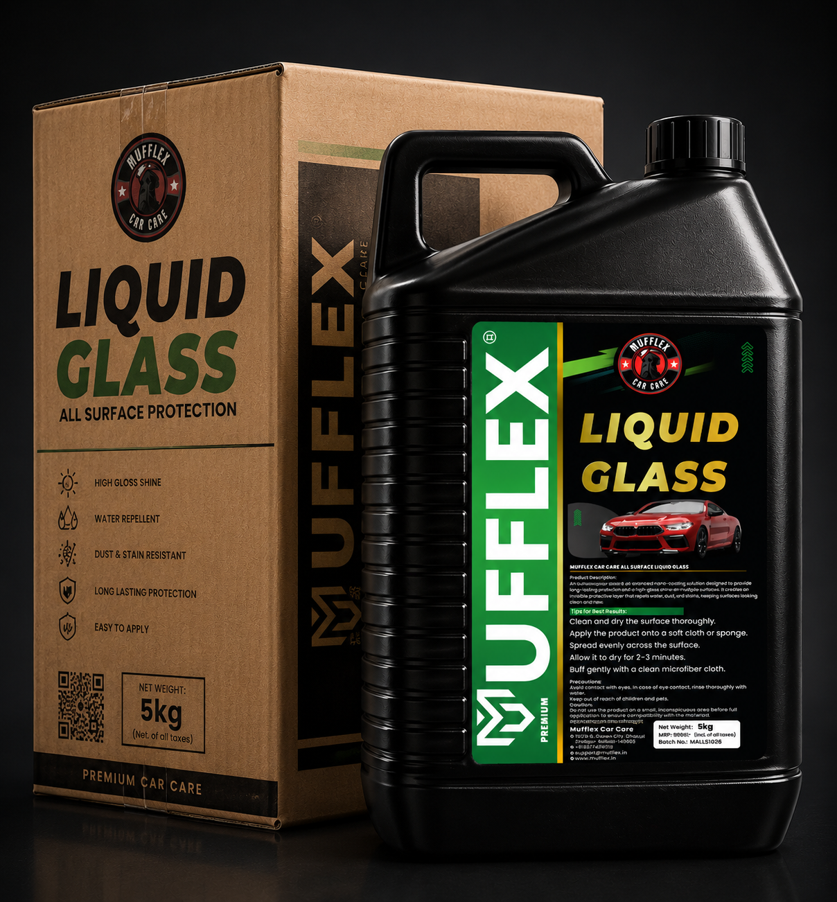 LIQUID GLASS- Hand Applied, Self-Leveling Clear Coat