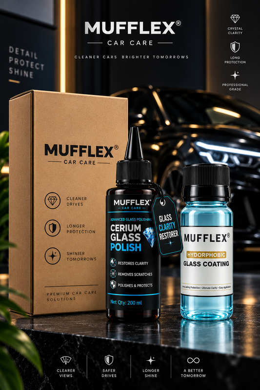 Cerium Glass Polish + Hydrophobic coating  | Perfect Combo